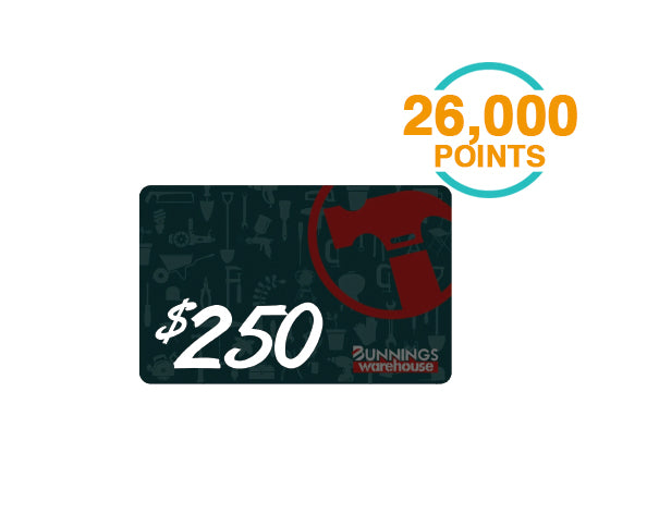 $250 Bunnings Gift Card