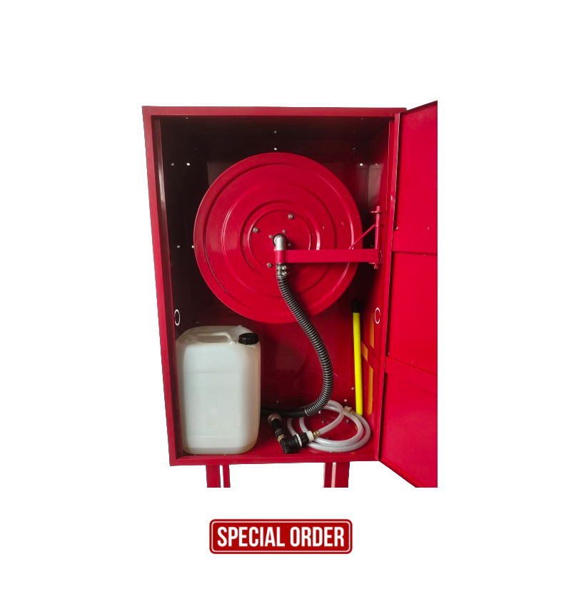 Wolf Swing Arm 25mm x 30m Fire Hose Reel Induction System