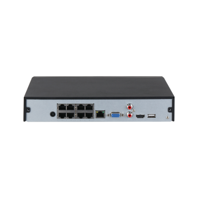 8 Channel Compact 1U 4PoE 1HDD WizSense Network Video Recorder, 2TB hard drive