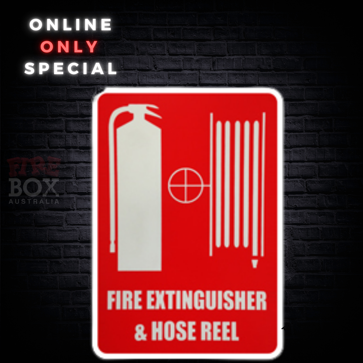 Small Extinguisher & Hose Reel Location Sign